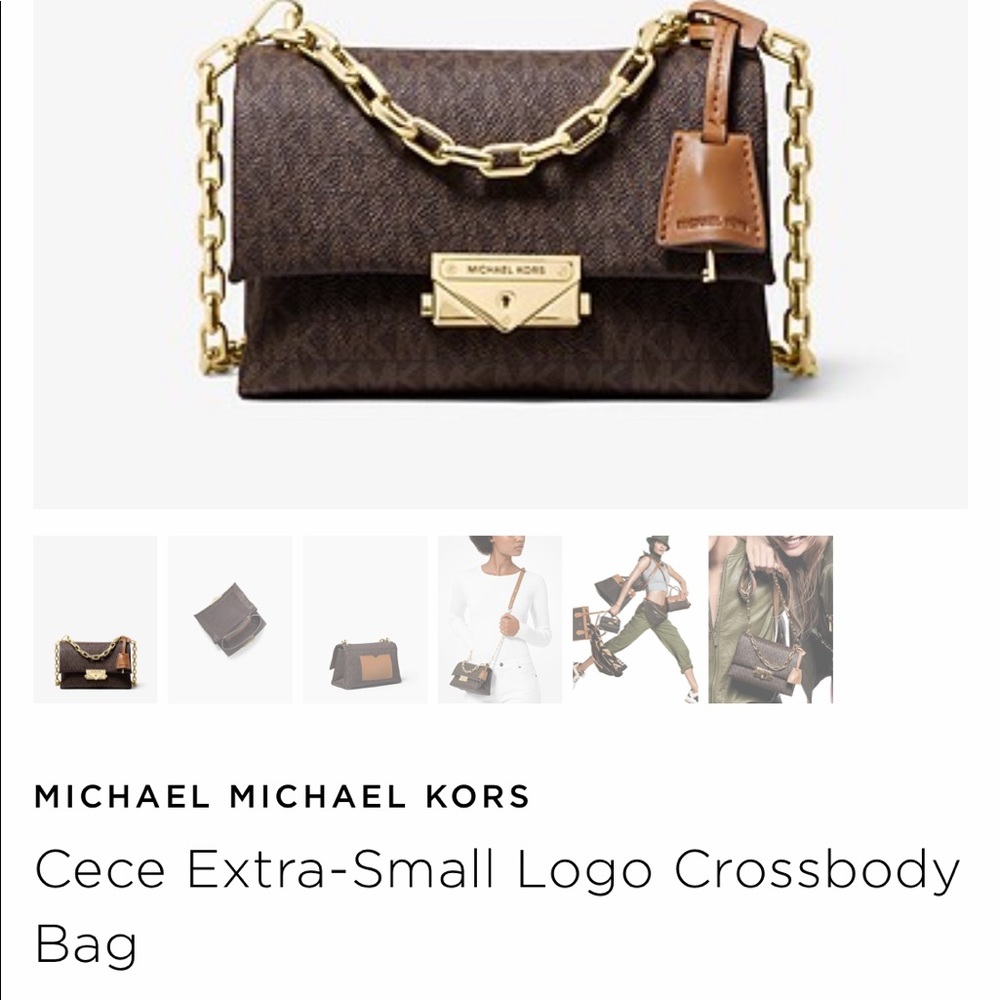✨MK Cece x-small logo crossbody